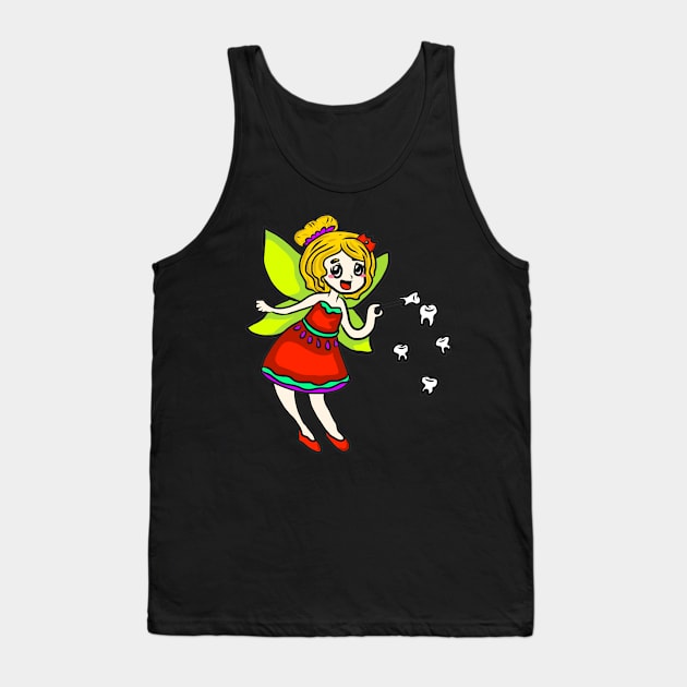 Mardi Gras Tooth Fairy Costume Original Gift Tank Top by KK-Royal